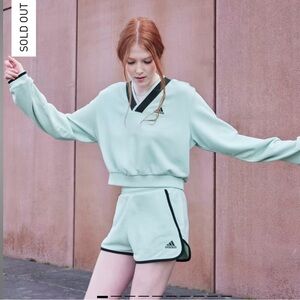 Adidas cropped sweatshirt